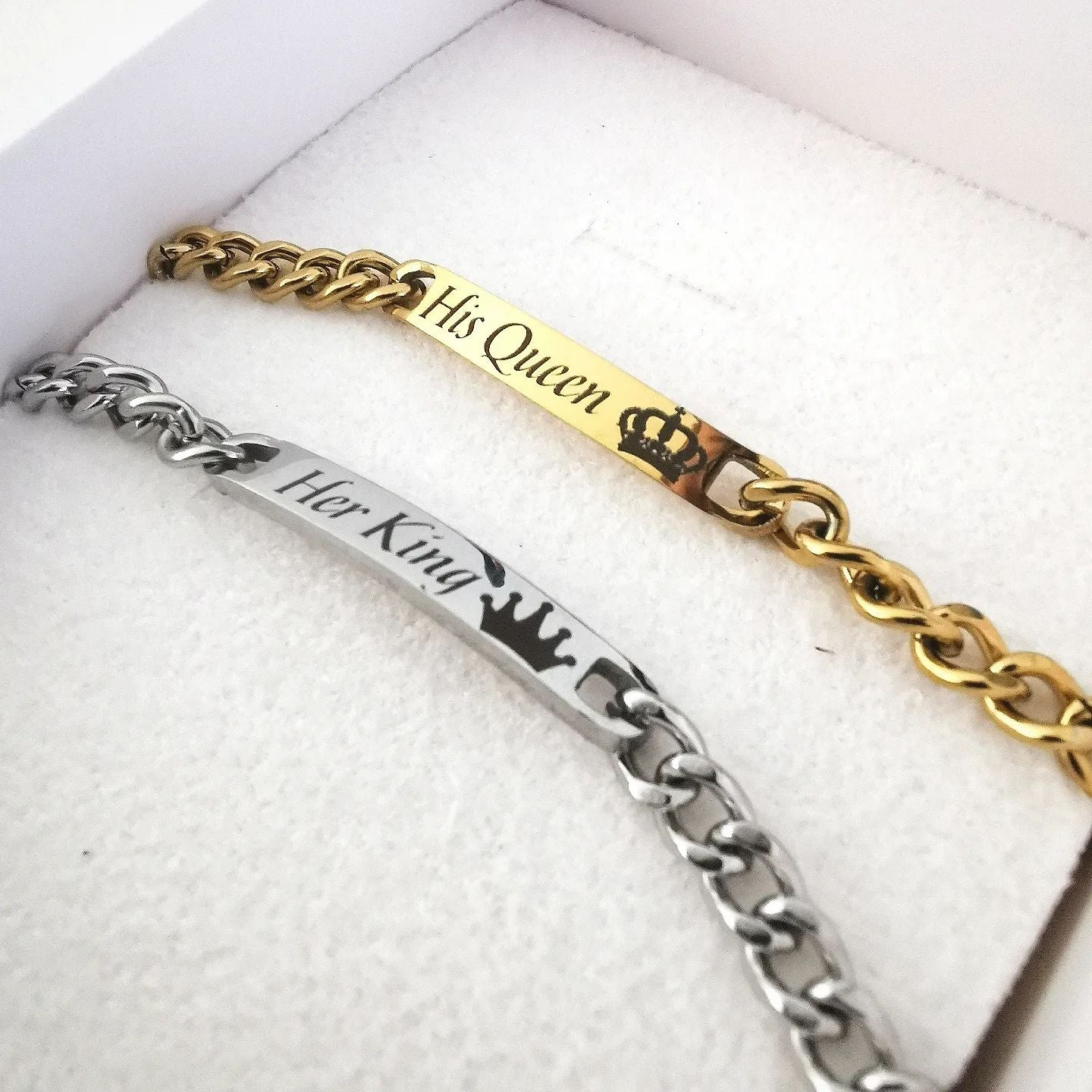 Pulseiras King e Queen Dia dos Namorados