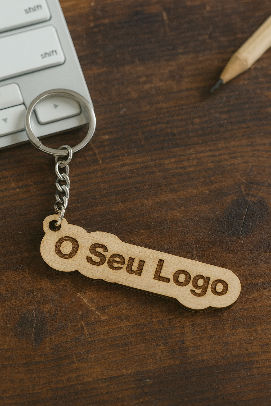 Porta-chaves personalizado em madeira, ideal para empresas, casamentos e lembranças únicas.
Fabricado com acabamento natural e gravação a laser de alta precisão, garante durabilidade e um toque elegante em cada detalhe.