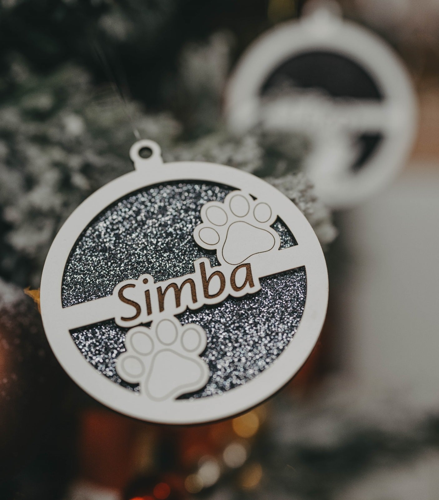 Boule de Noël pour chien