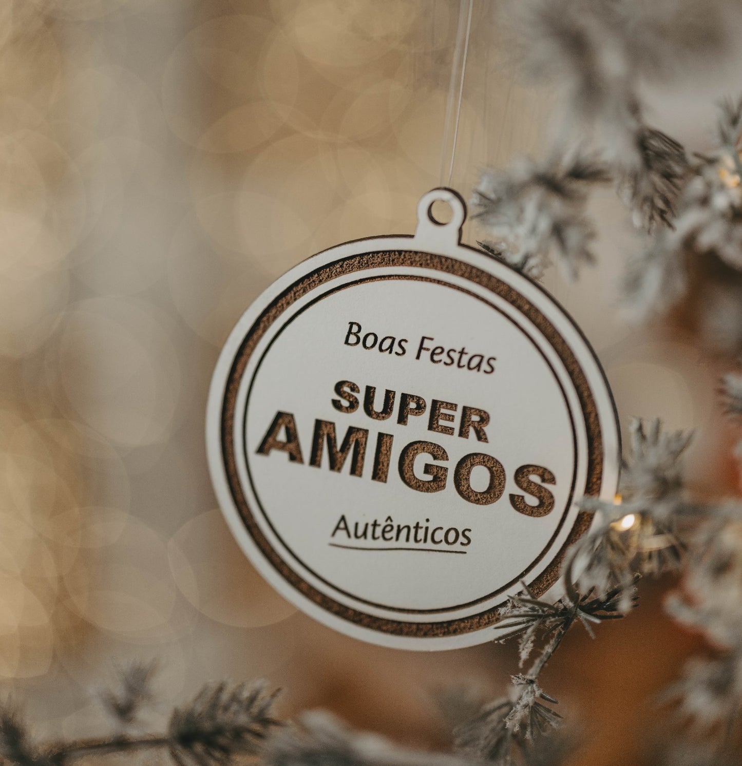 Bola de Natal Super Amigos