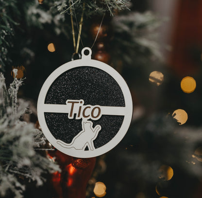 Bola de Natal Gato