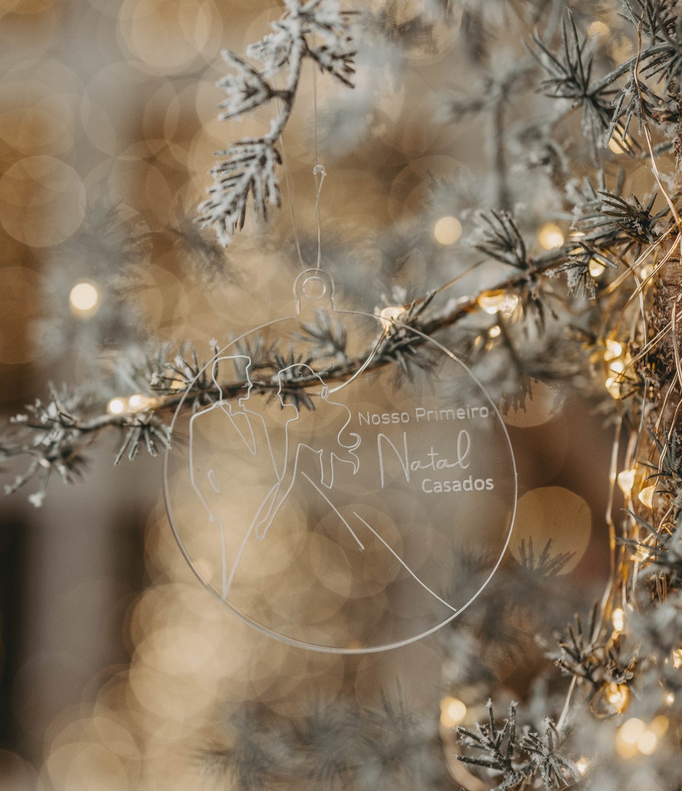 Bola de Natal Primeiro Natal Casados